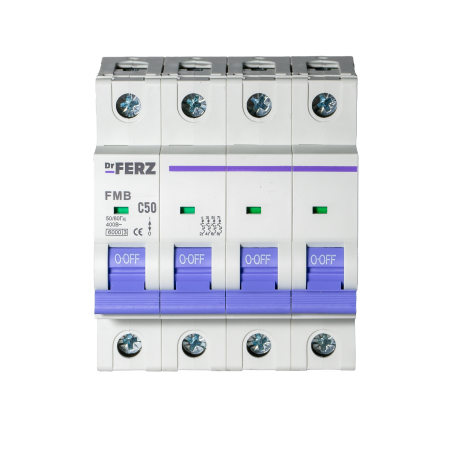 FMB-C 6kA 4P 50 х-ка C Автоматический выключатель